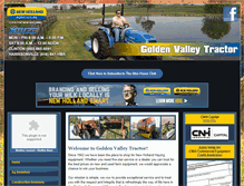 Tablet Screenshot of goldenvalleytractor.com